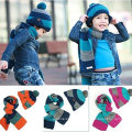 Yonger Winter Baby Mädchen Jungen Kind Hut Wolle Gestrickte Häkelarbeit Beanie Cap Schal Set (HW603S)